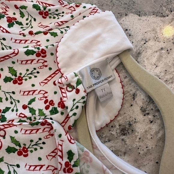 Proper Peony Christmas Dress Size 7 - Picture 3 of 4